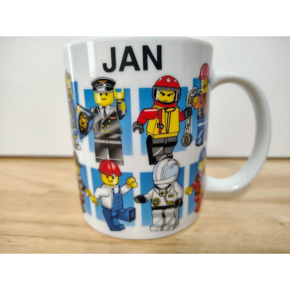 "Jan" LEGOLAND CALIFORNIA Ceramic Coffee Mug Cup Lego 10 oz. Personalized